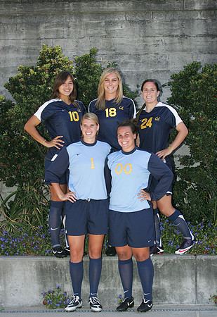 Cal Women's Soccer Head Shots