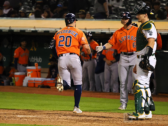 MLB: Houston Astros at Oakland Athletics