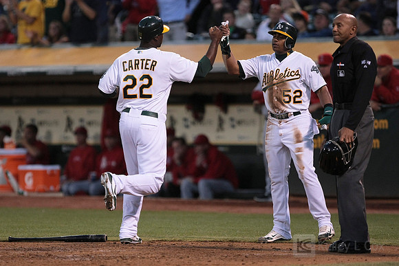 MLB: Los Angeles Angels at Oakland Athletics