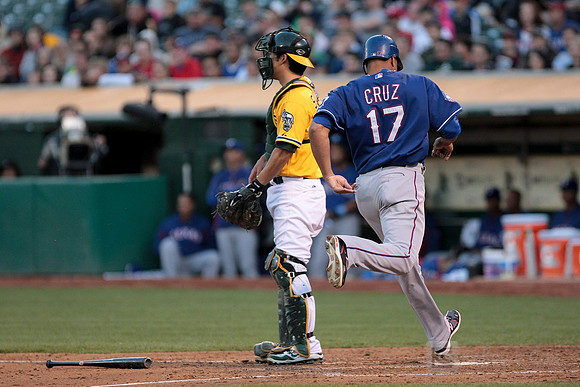 MLB: Texas Rangers at Oakland Athletics
