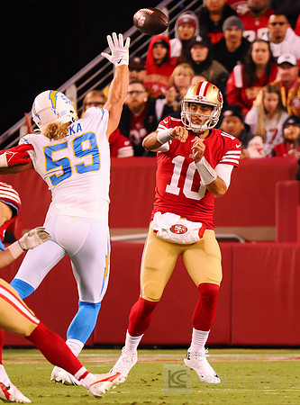 NFL: Los Angeles Chargers at San Francisco 49ers