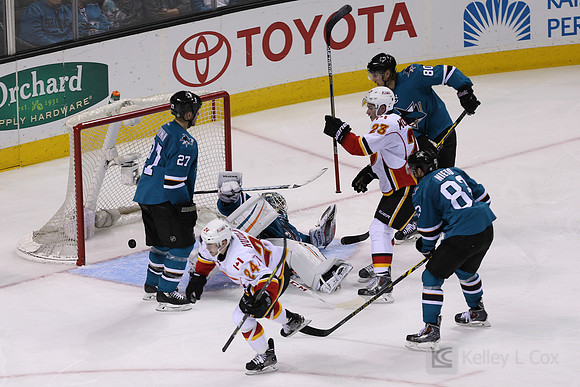 NHL: Calgary Flames at San Jose Sharks