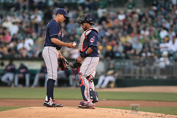 MLB: Cleveland Indians at Oakland Athletics