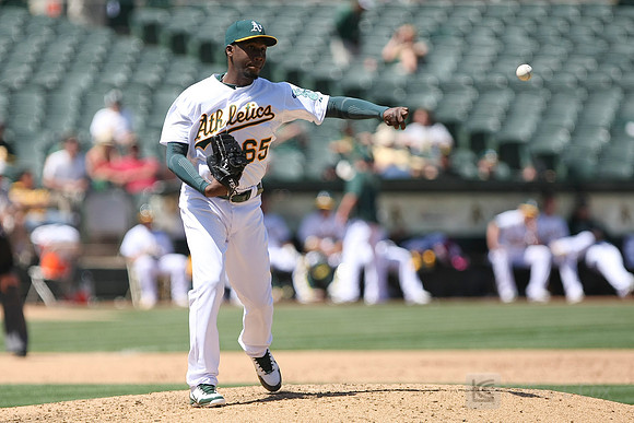 MLB: Toronto Blue Jays at Oakland Athletics