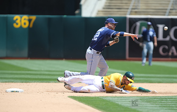 MLB: San Diego Padres at Oakland Athletics