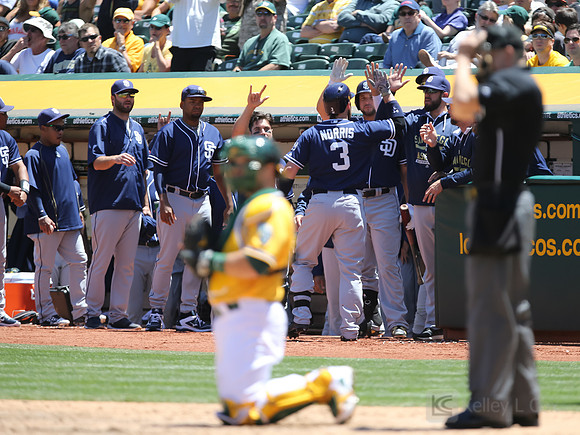 MLB: San Diego Padres at Oakland Athletics