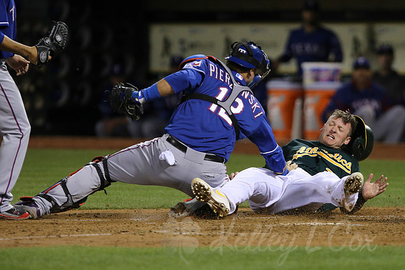 MLB: Texas Rangers at Oakland Athletics