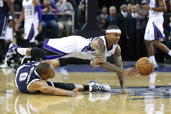 NBA: Oklahoma City Thunder at Sacramento Kings