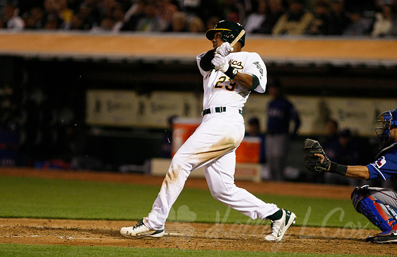MLB: Texas Rangers at Oakland Athletics