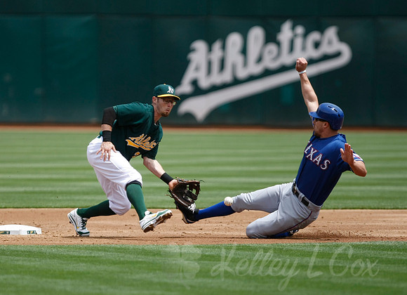 MLB: Texas Rangers at Oakland Athletics