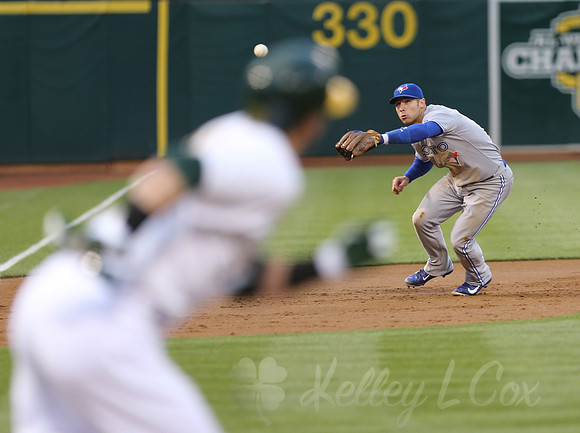 MLB: Toronto Blue Jays at Oakland Athletics