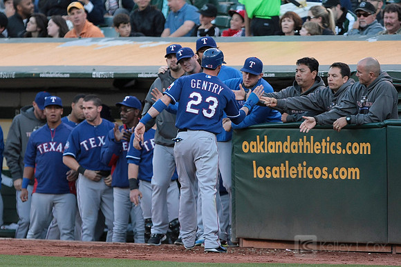 MLB: Texas Rangers at Oakland Athletics