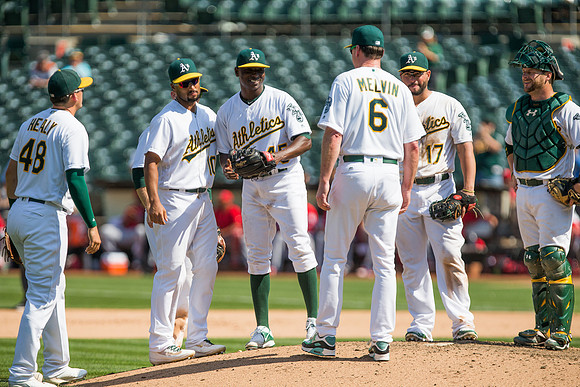 MLB: Los Angeles Angels at Oakland Athletics