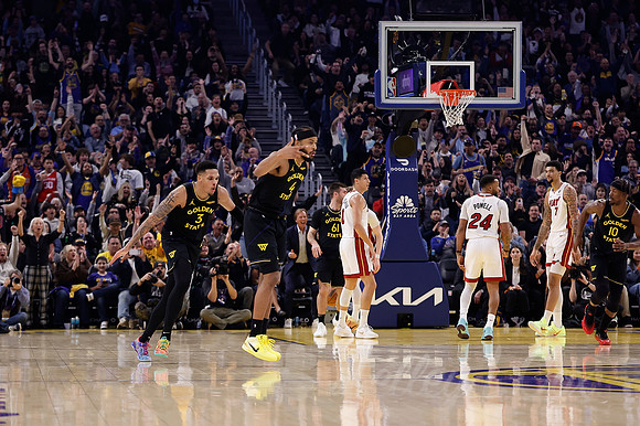NBA: Miami Heat at Golden State Warriors
