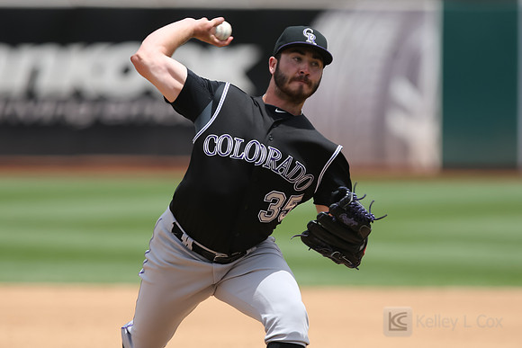 MLB: Colorado Rockies at Oakland Athletics