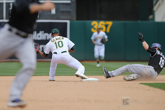 MLB: Colorado Rockies at Oakland Athletics