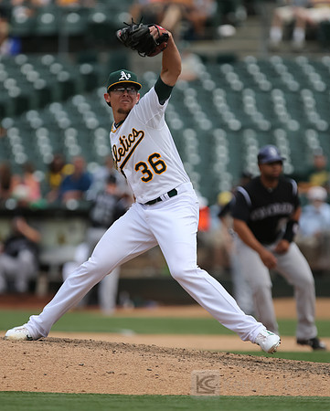 MLB: Colorado Rockies at Oakland Athletics