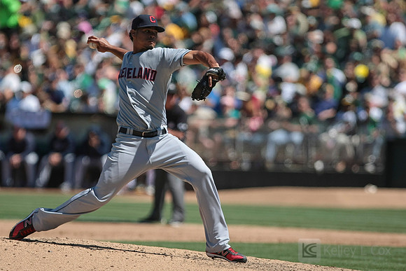 MLB: Cleveland Indians at Oakland Athletics