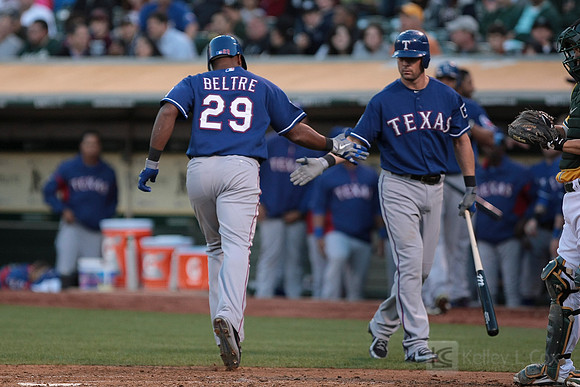 MLB: Texas Rangers at Oakland Athletics