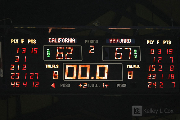 Mens Basketball: Harvard Crimson at California Golden Bears