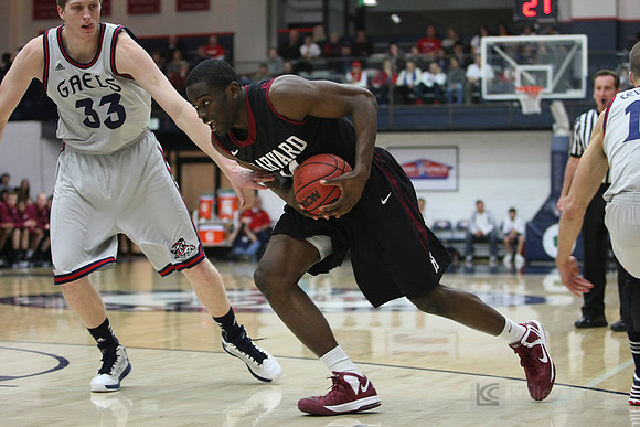 Mens Basketball: Harvard at Saint Mary's