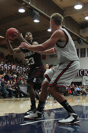 Mens Basketball: Harvard at Saint Mary's