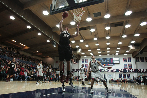 Mens Basketball: Harvard at Saint Mary's
