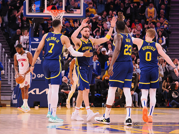 NBA: Detroit Pistons at Golden State Warriors