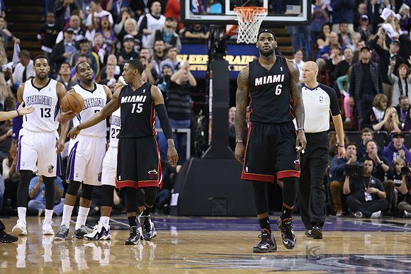 NBA: Miami Heat at Sacramento Kings