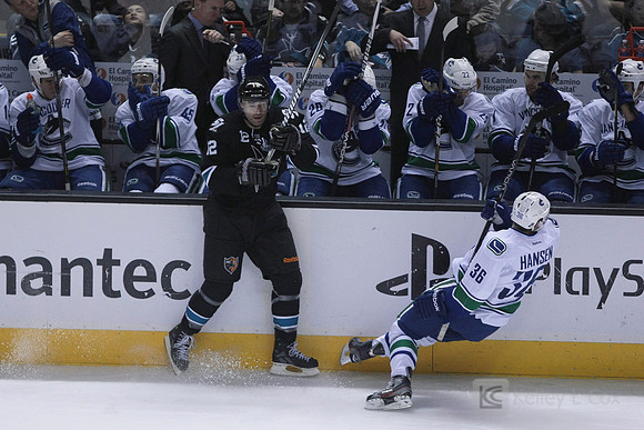 NHL: Vancouver Canucks at San Jose Sharks