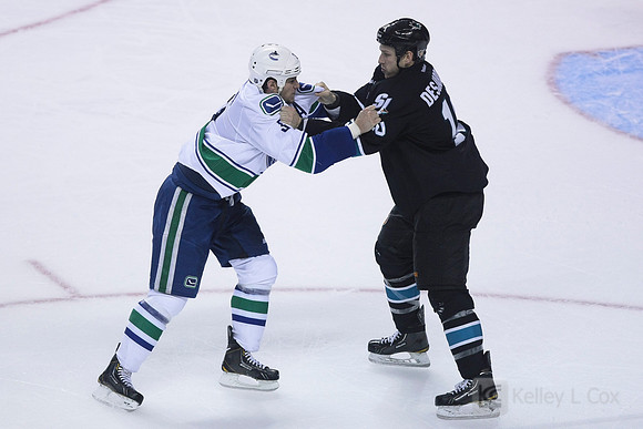 NHL: Vancouver Canucks at San Jose Sharks