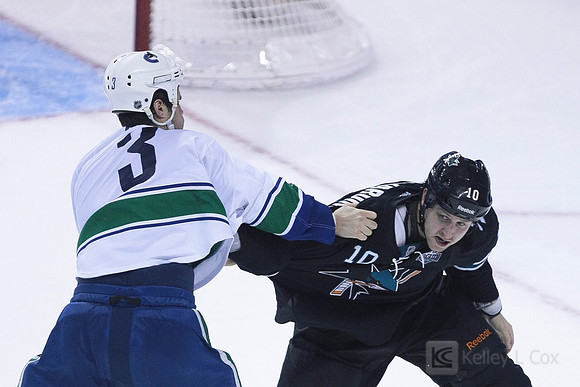 NHL: Vancouver Canucks at San Jose Sharks