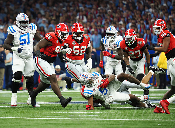 Sugar Bowl Football: Ole Miss Rebels vs Georgia Bulldogs