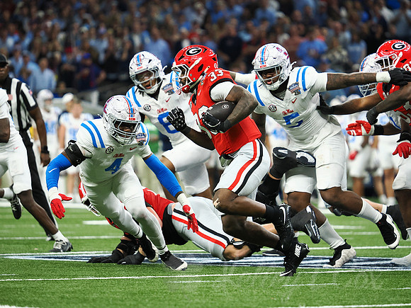Sugar Bowl Football: Ole Miss Rebels vs Georgia Bulldogs