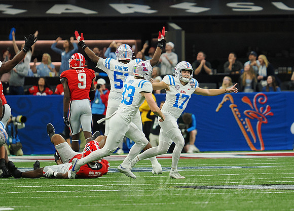 Sugar Bowl Football: Ole Miss Rebels vs Georgia Bulldogs