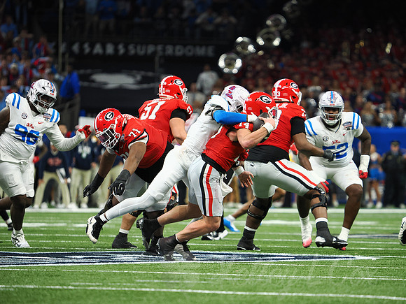Sugar Bowl Football: Ole Miss Rebels vs Georgia Bulldogs