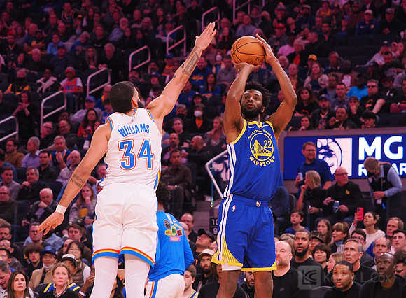 NBA: Oklahoma City Thunder at Golden State Warriors