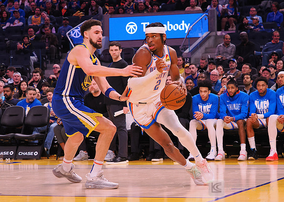 NBA: Oklahoma City Thunder at Golden State Warriors