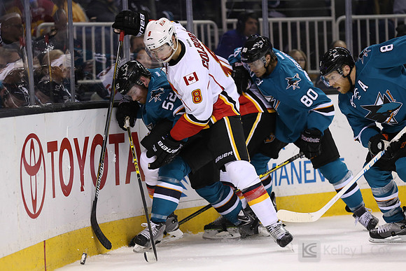 NHL: Calgary Flames at San Jose Sharks