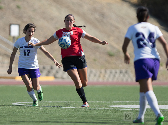 Cal State East Bay Pioneers womens soccer v SF State Gators