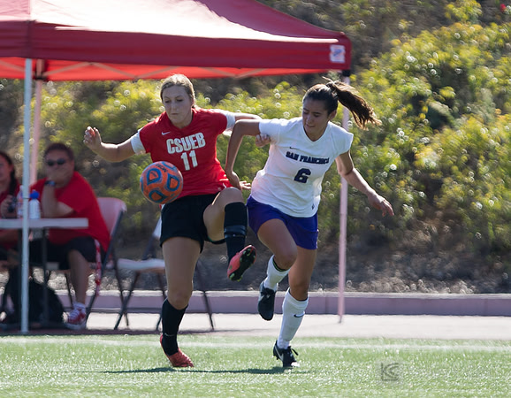 Cal State East Bay Pioneers womens soccer v SF State Gators