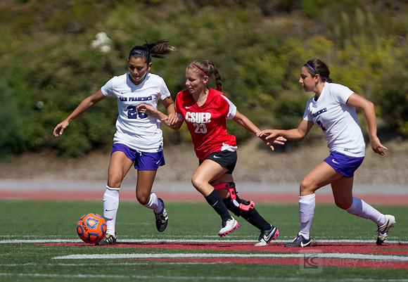 Cal State East Bay Pioneers womens soccer v SF State Gators