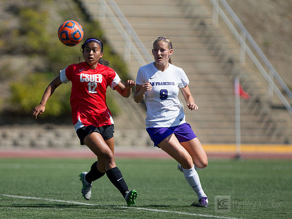 Cal State East Bay Pioneers womens soccer v SF State Gators