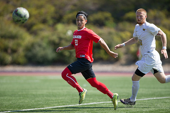 Cal State East Bay Pioneers mens soccer v SF State Gators
