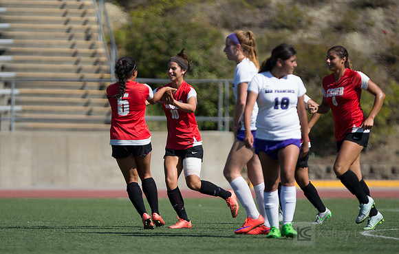 Cal State East Bay Pioneers womens soccer v SF State Gators