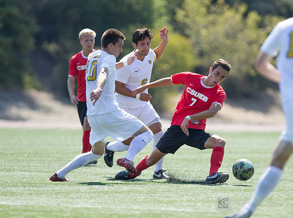 Cal State East Bay Pioneers mens soccer v SF State Gators
