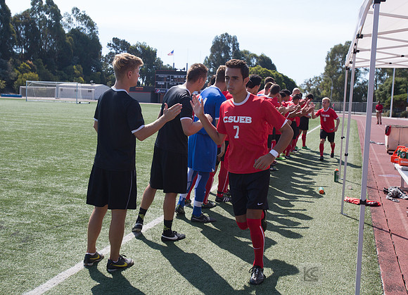 Cal State East Bay Pioneers mens soccer v SF State Gators