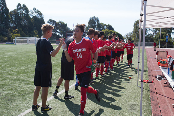 Cal State East Bay Pioneers mens soccer v SF State Gators