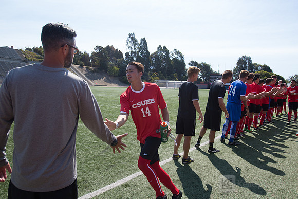 Cal State East Bay Pioneers mens soccer v SF State Gators