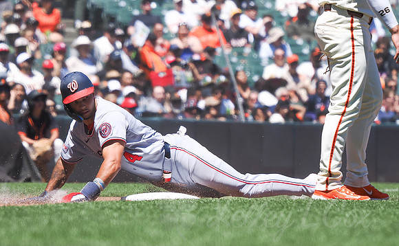 MLB: Washington Nationals at San Francisco Giants
